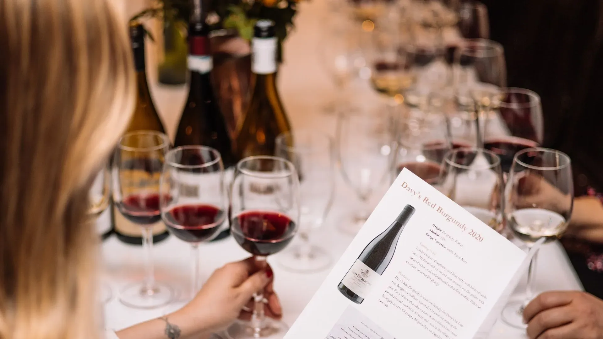 Davy’s Wine School Tasting at Factory House