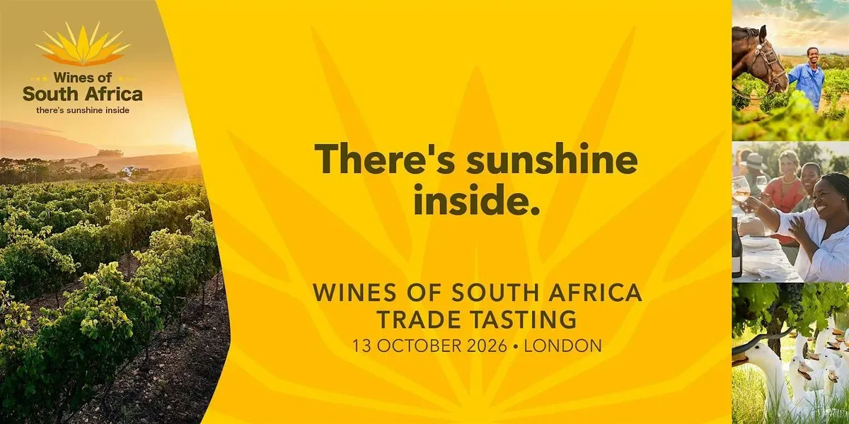 There's Sunshine Inside - Wines of South Africa Trade Tasting at The Royal Horticultural Halls Lindley Hall