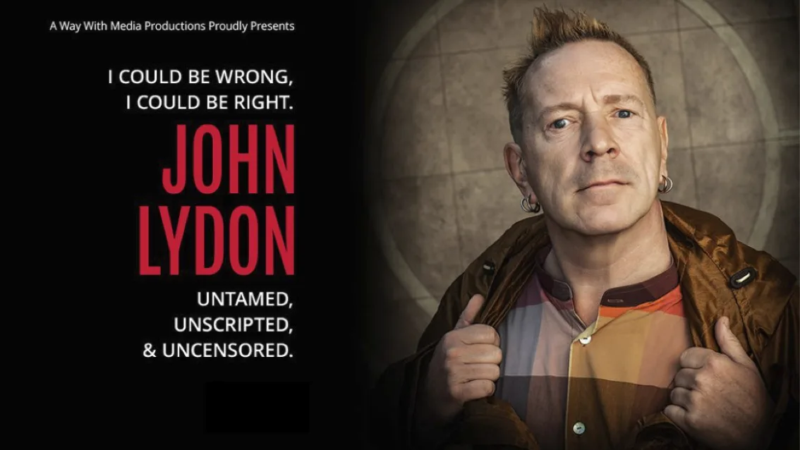 🚨 LESS THAN 10 TICKETS LEFT! John Lydon (Sex Pistols /PiL) at The Buttermarket