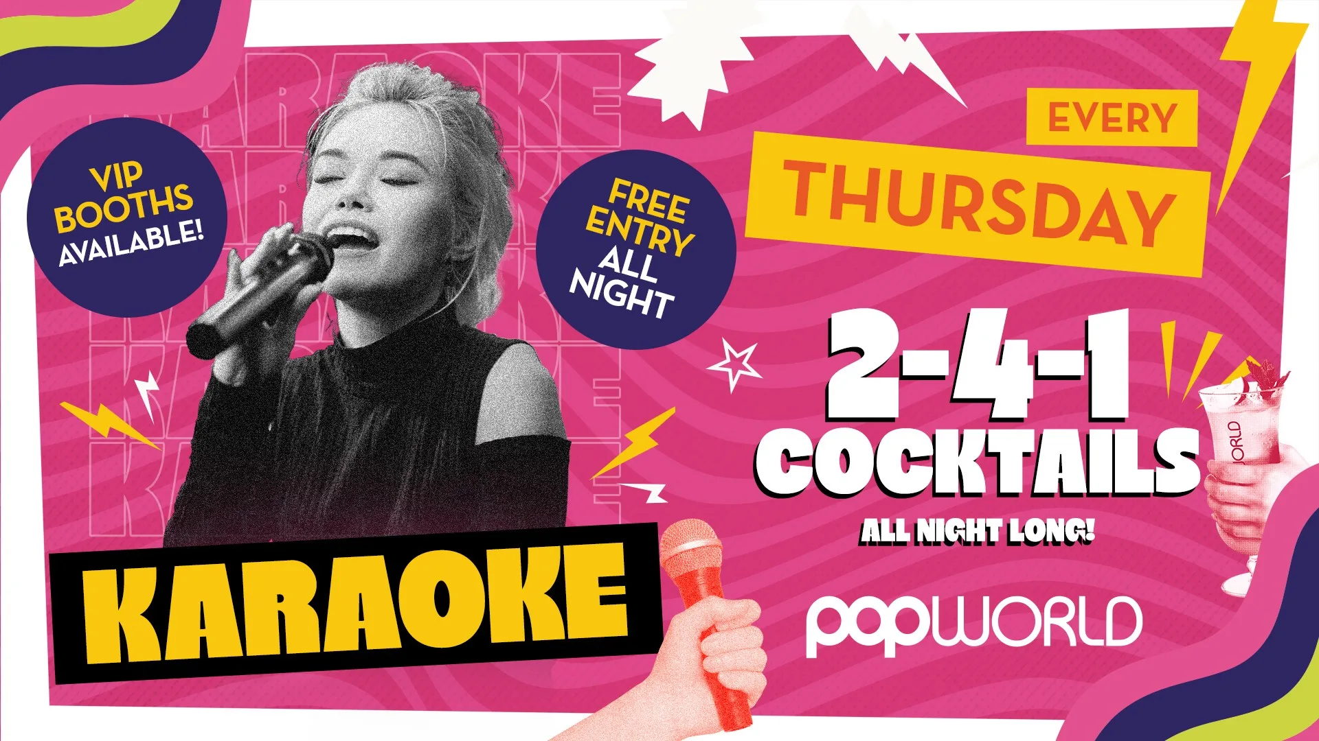Karaoke Thursday at Popworld - Milton Keynes