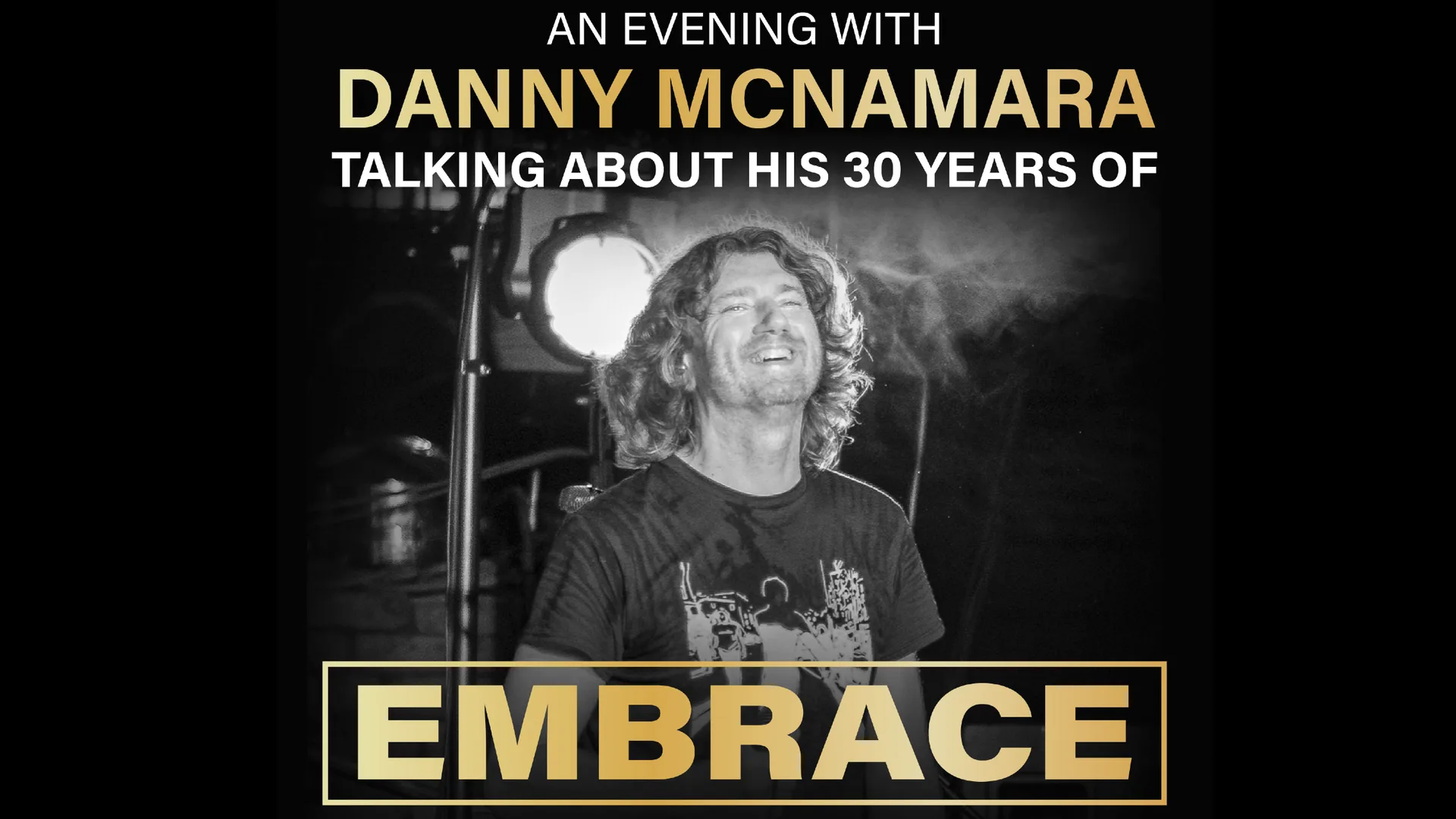 An Evening With Embrace’s Danny McNamara at The Buttermarket