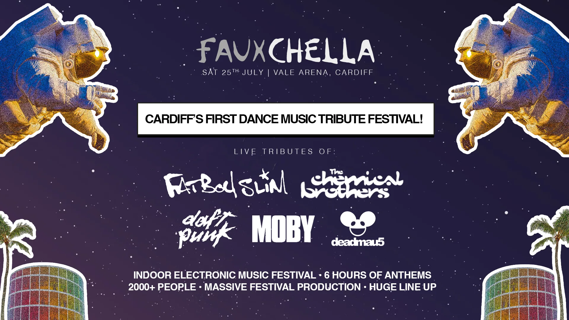 Fauxchella: 90's Rave Tribute Festival! • Cardiff at Vale Arena Ltd