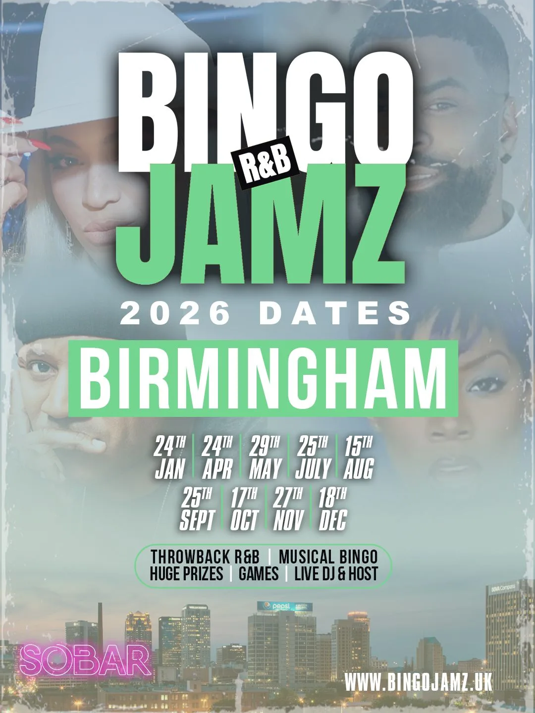 Bingo Jamz Birmingham at Sobar