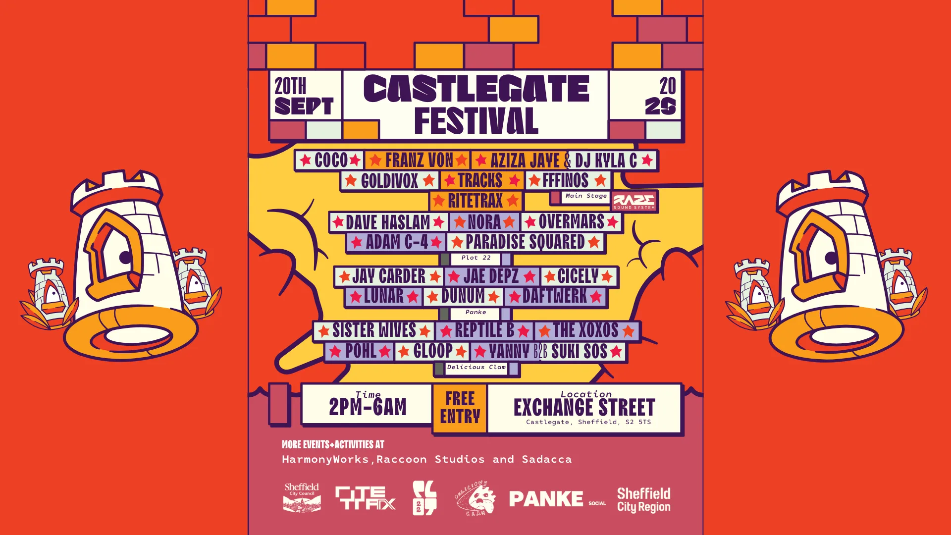 Castlegate Festival Street Party + Skate Jam 2026 at Marioland Skate Park Sheffield