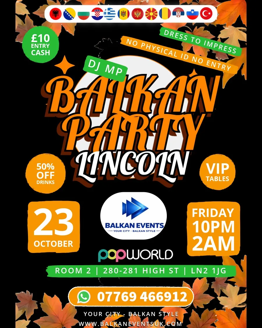 BALKAN Party Lincoln - Harvest & Beats