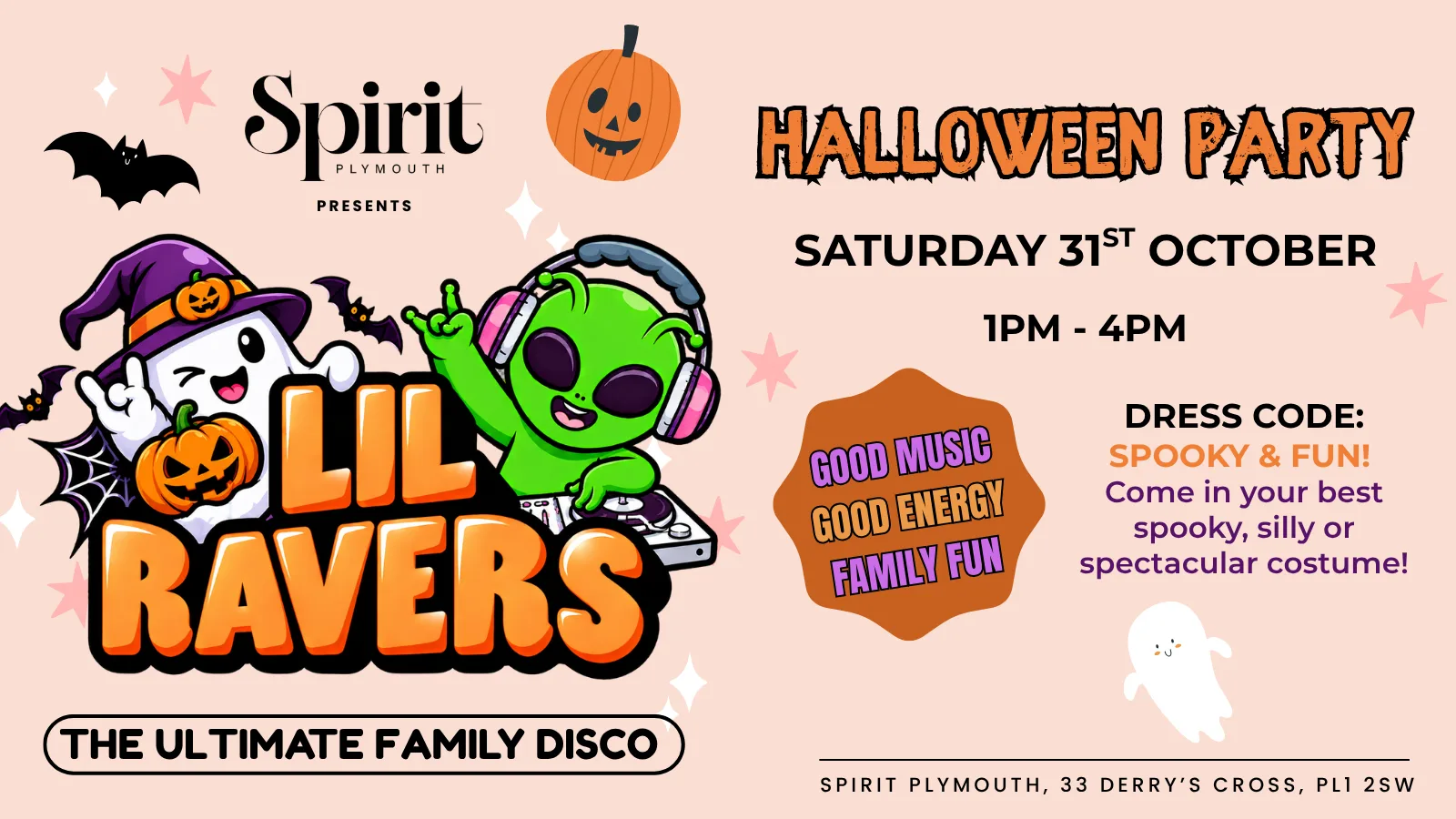Lil Ravers - Halloween Party at Spirit Plymouth