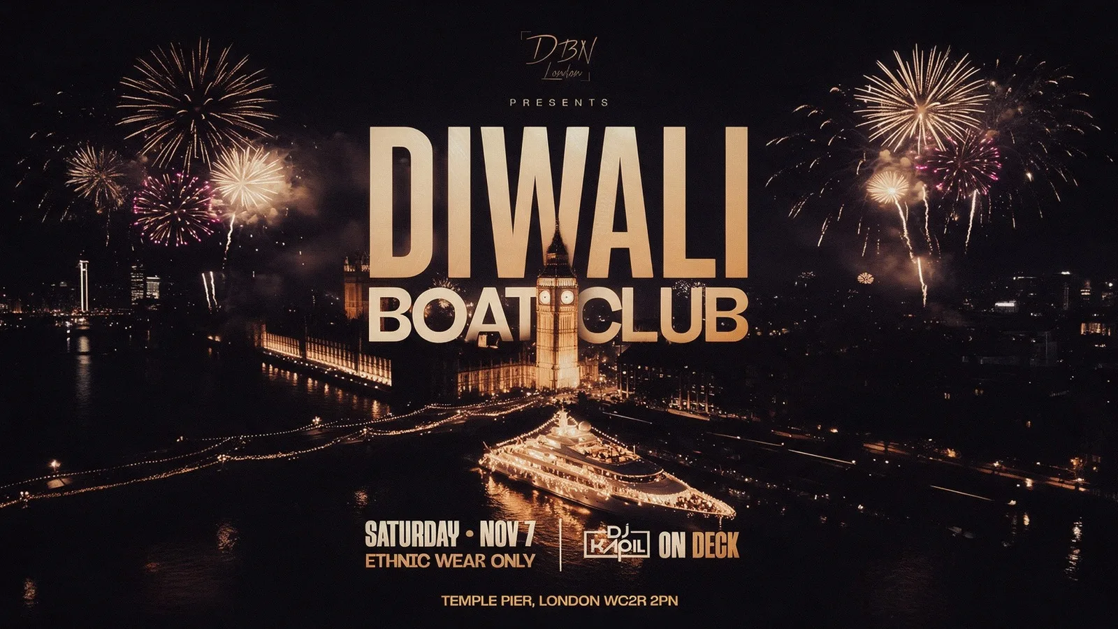 Diwali Boat Club at Temple Pier