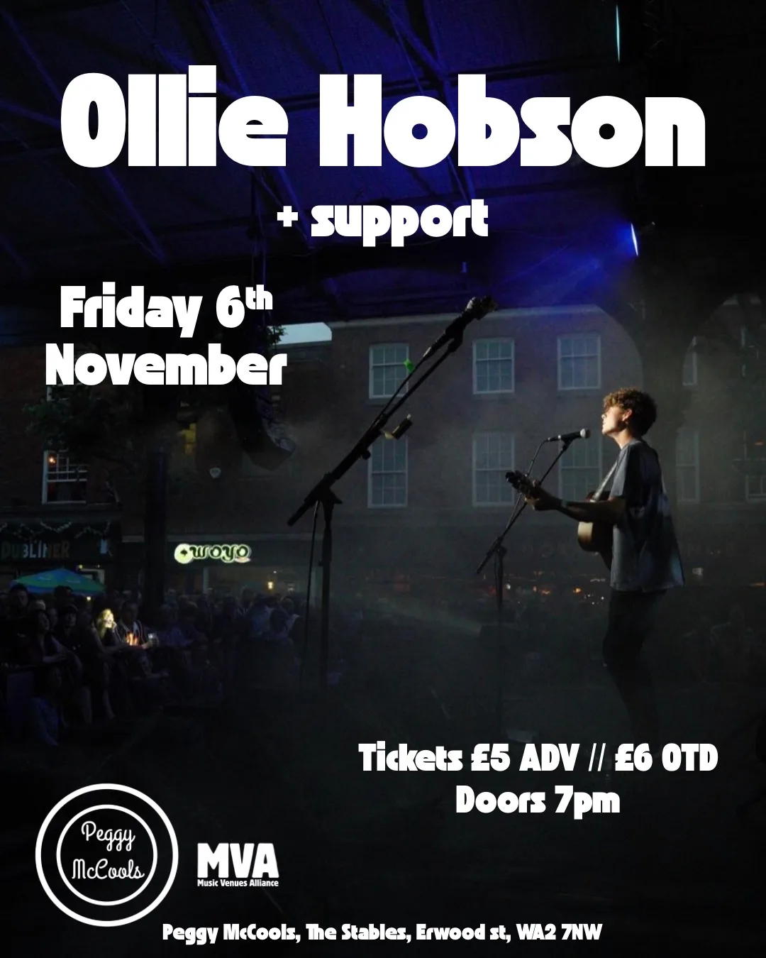 Ollie Hobson // Support at Peggy McCools