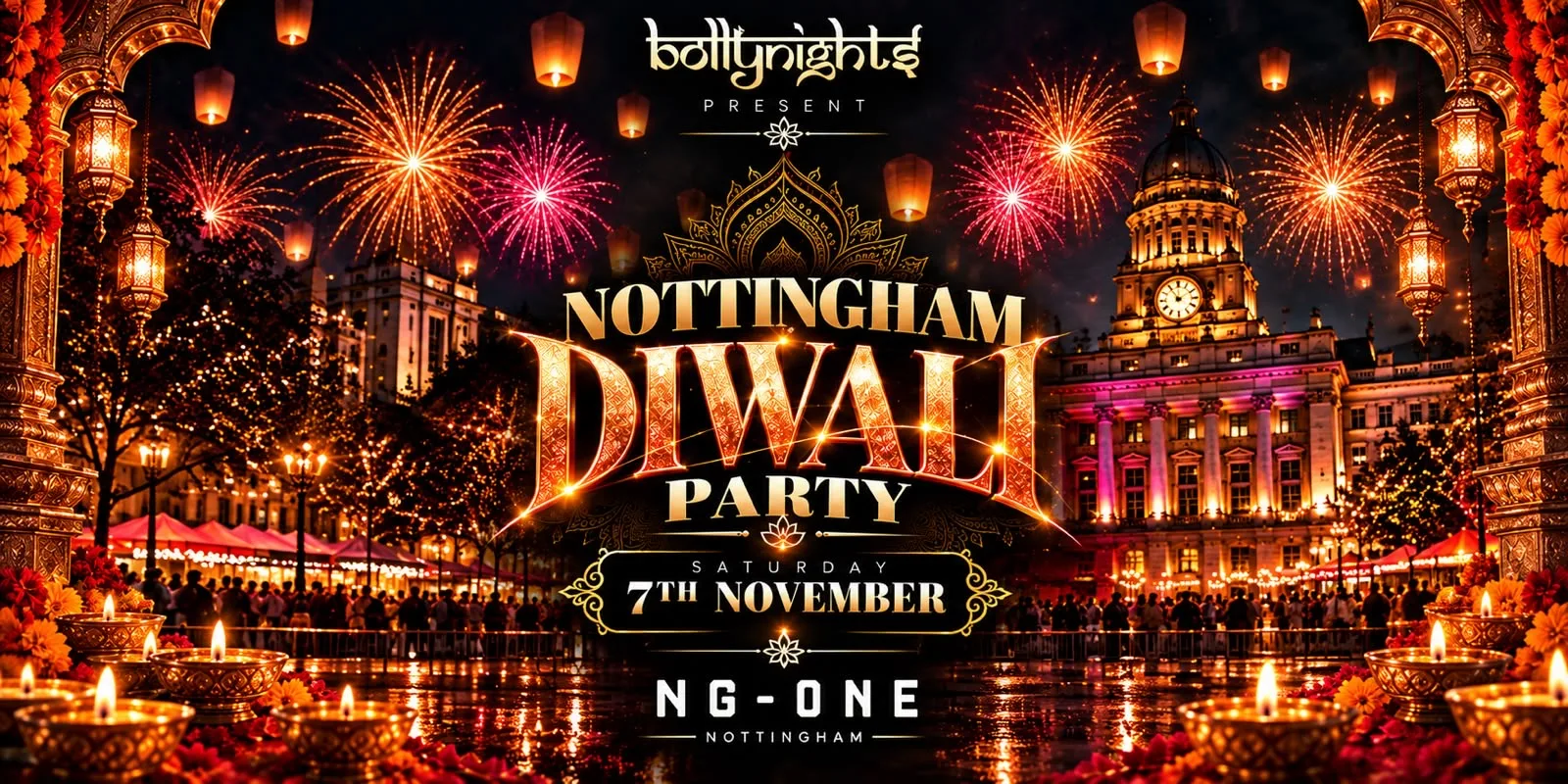 Bollynights Nottingham - DIWALI PARTY  | Saturday 7th November | NG-ONE at NG-ONE