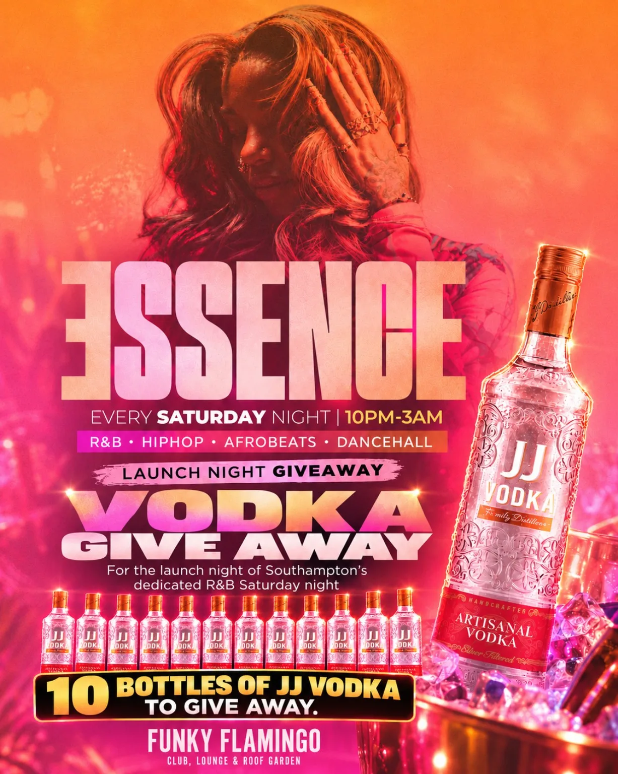 ESSENCE: Southampton's newest R&B Saturday night. at Funky Flamingo Southampton - Lounge & Roof Garden