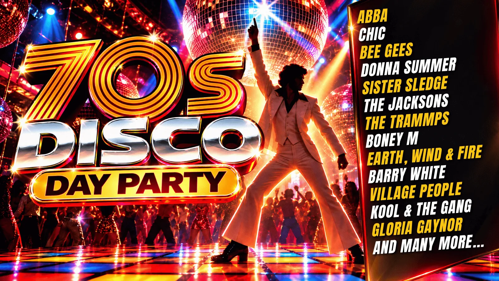 70s Disco Day Party: Solihull