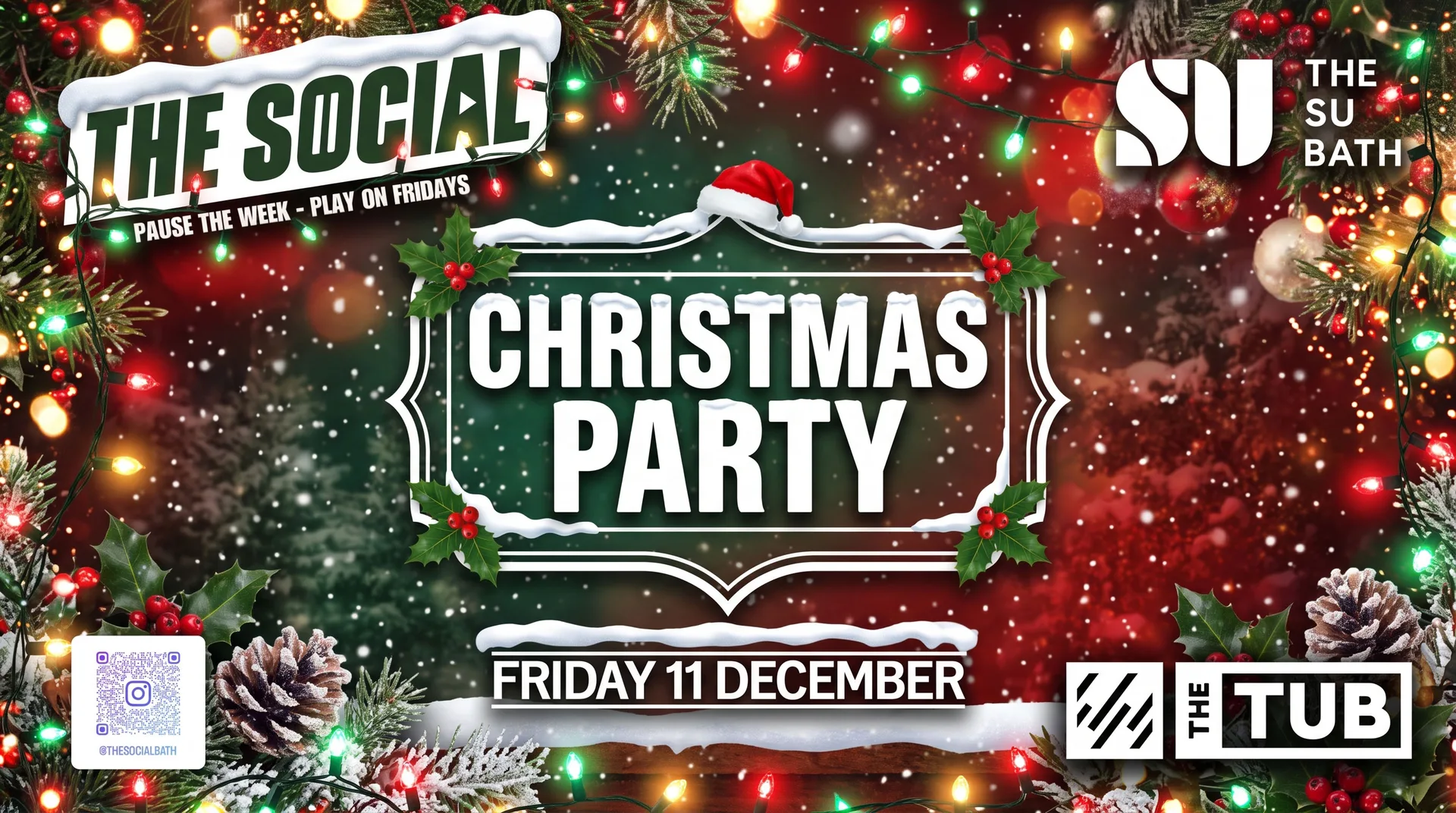 ⏸️ The Social Fridays ▶️ | 🎄🎁 Christmas Party 🌲🎅🏻