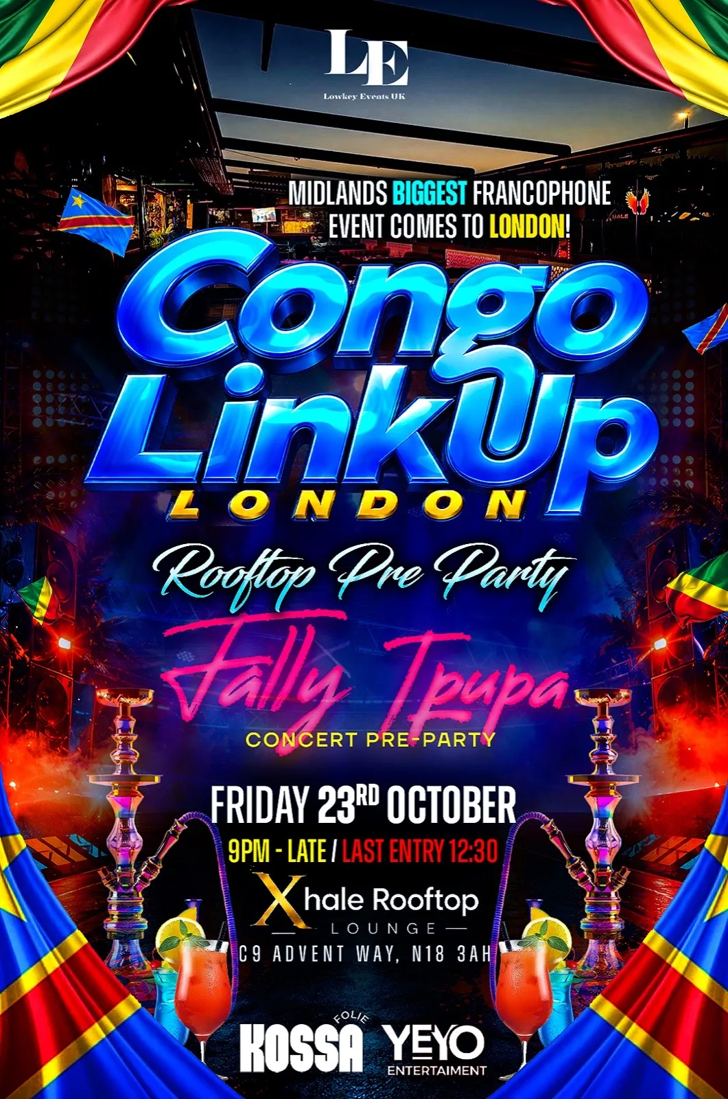 CONGO LINK UP | ROOFTOP PRE-PARTY