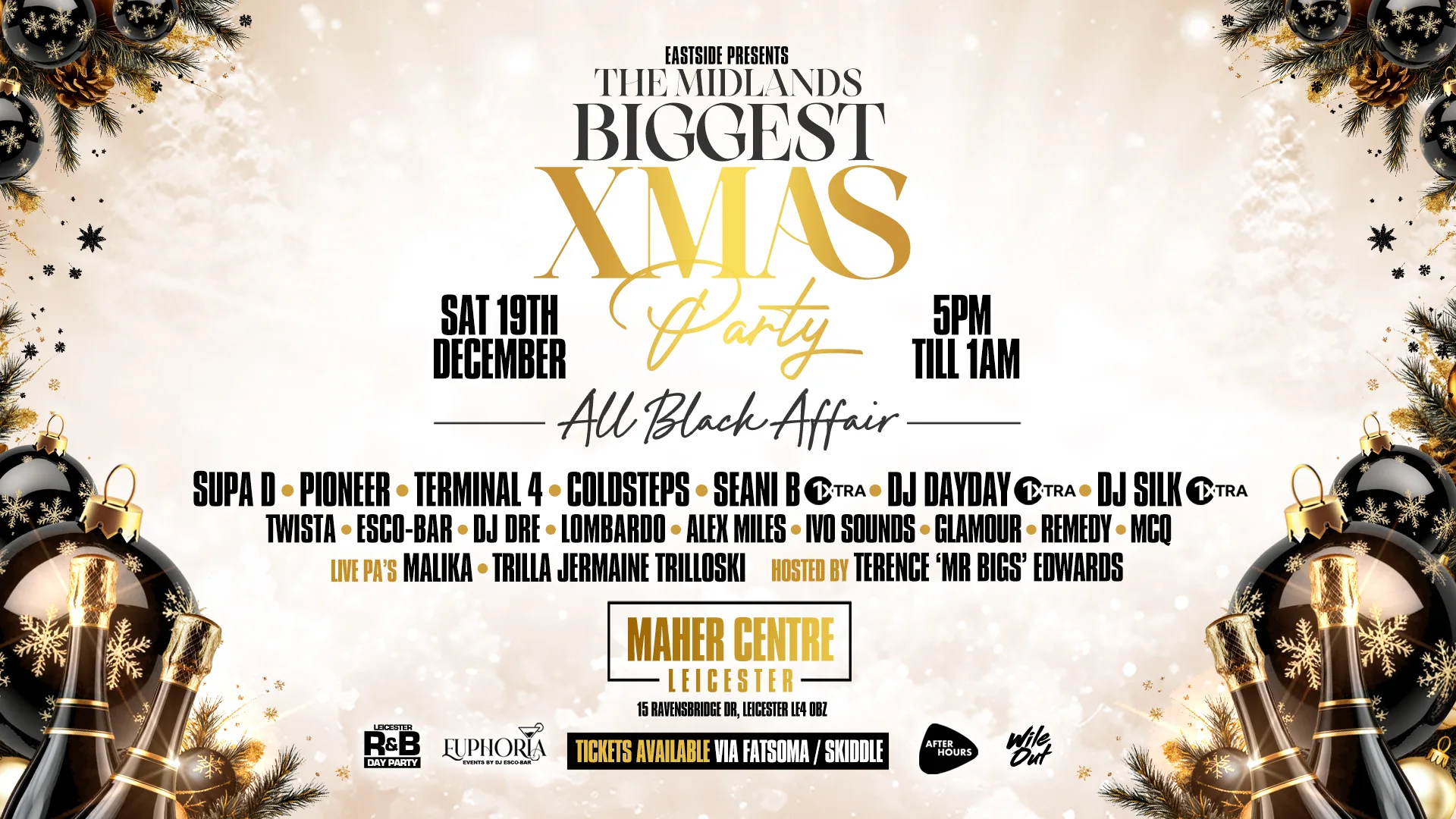 AFTER HOURS PRESENTS THE MIDLANDS BIGGEST XMAS PARTY