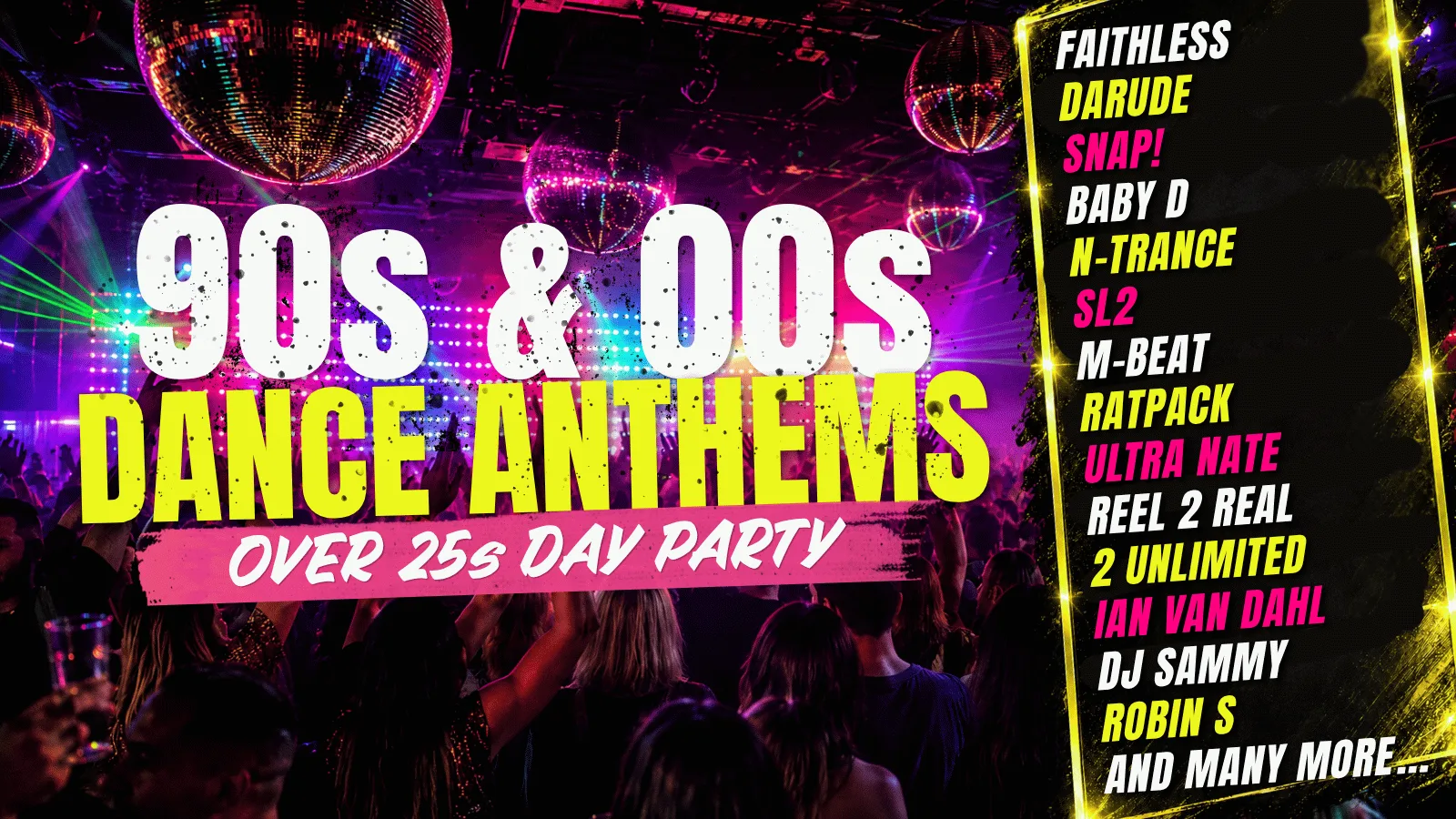90s & 00s Dance Anthems Day Party: Epsom