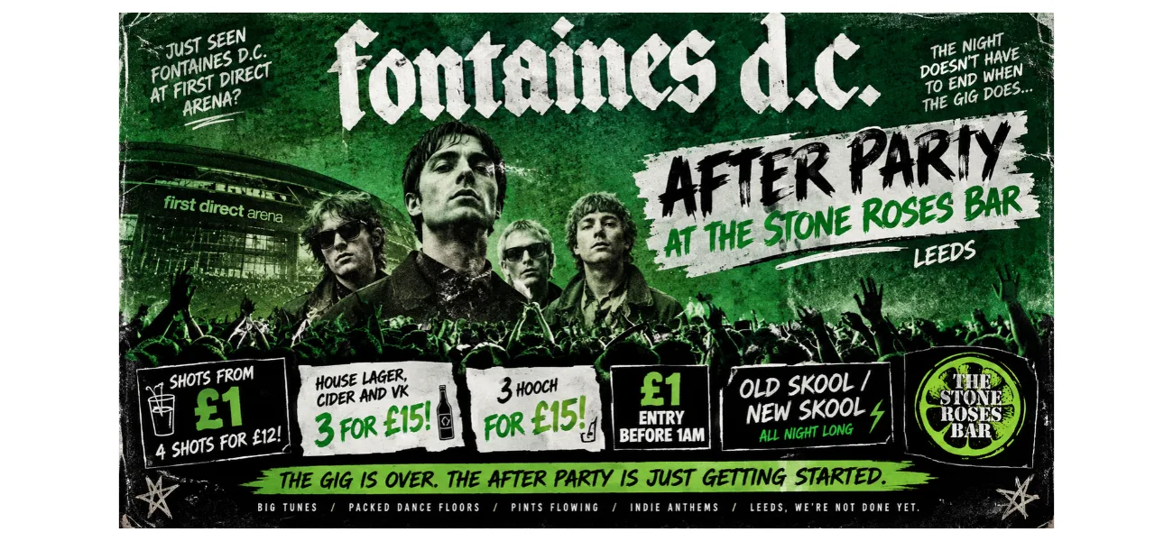 DC FONTAINES ~ AFTER PARTY at The Stone Roses Bar