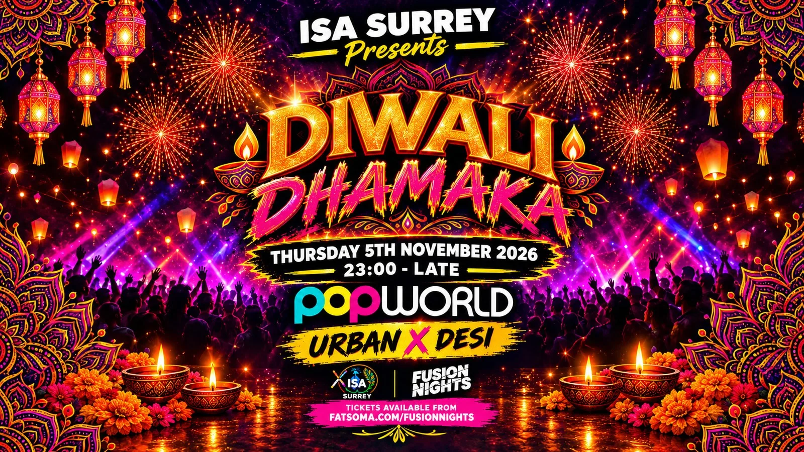 Fusion Nights  - Surrey Diwali Dhamaka 2026