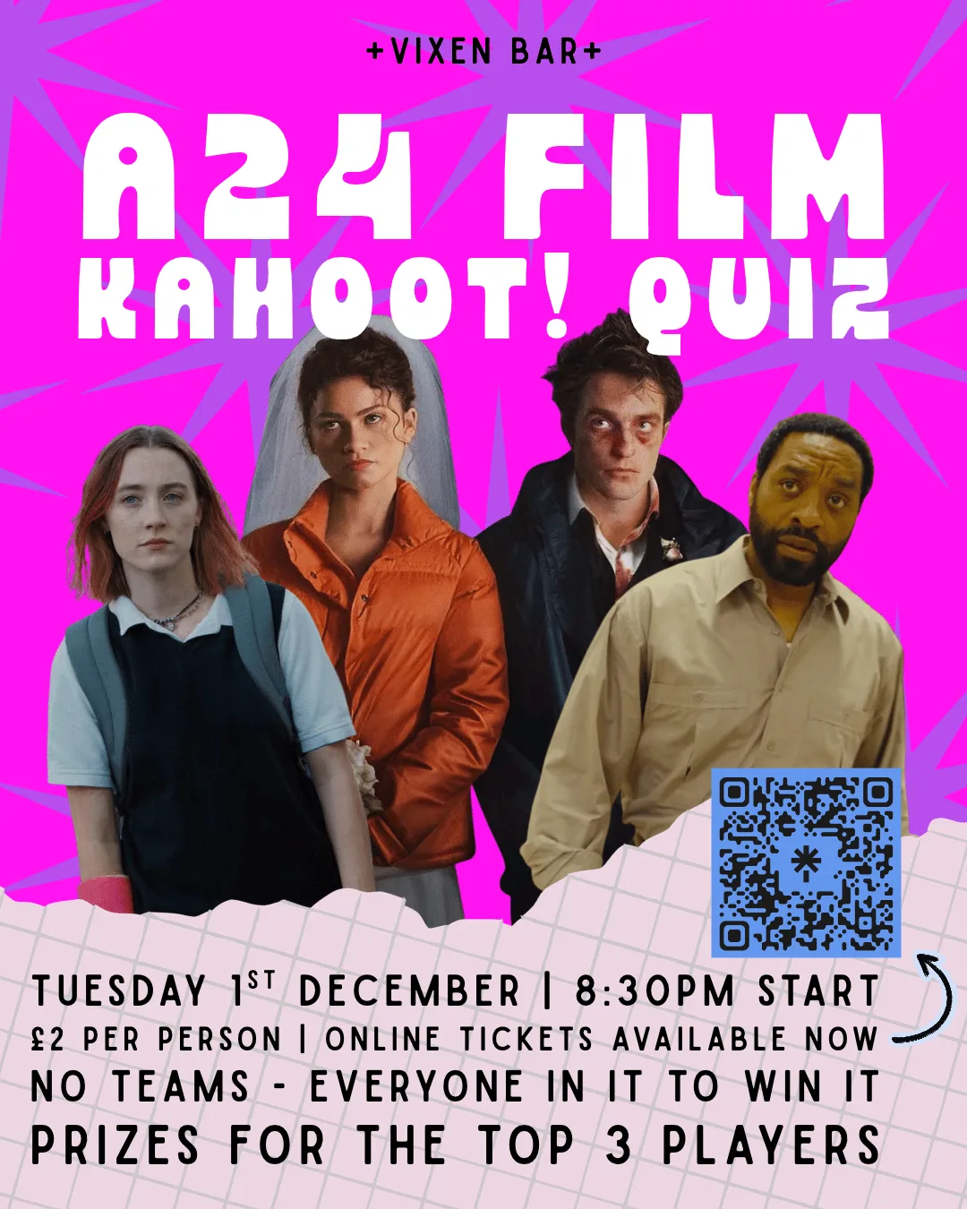A24 Film Kahoot! Quiz