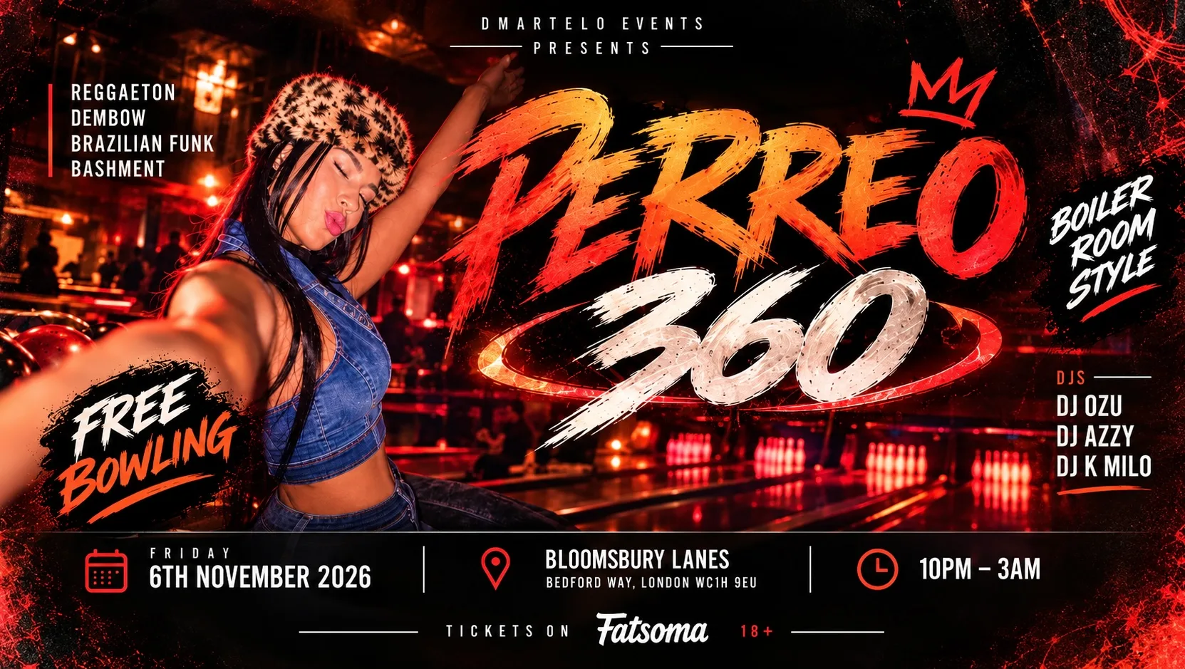 PERREO 360 | Free Bowling | Reggaeton • Dembow • Brazilian Funk • Bashment