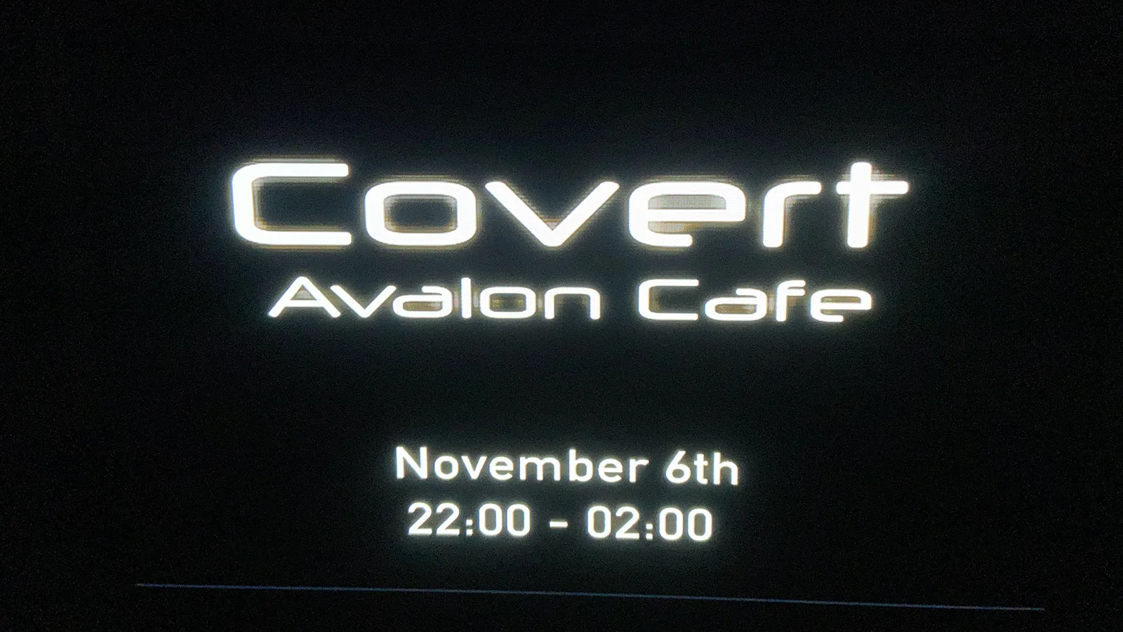 Covert Avalon Cafe