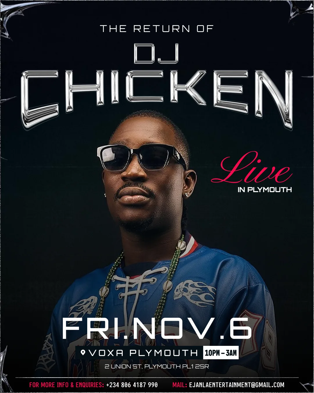 DJ CHICKEN LIVE IN PLYMOUTH
