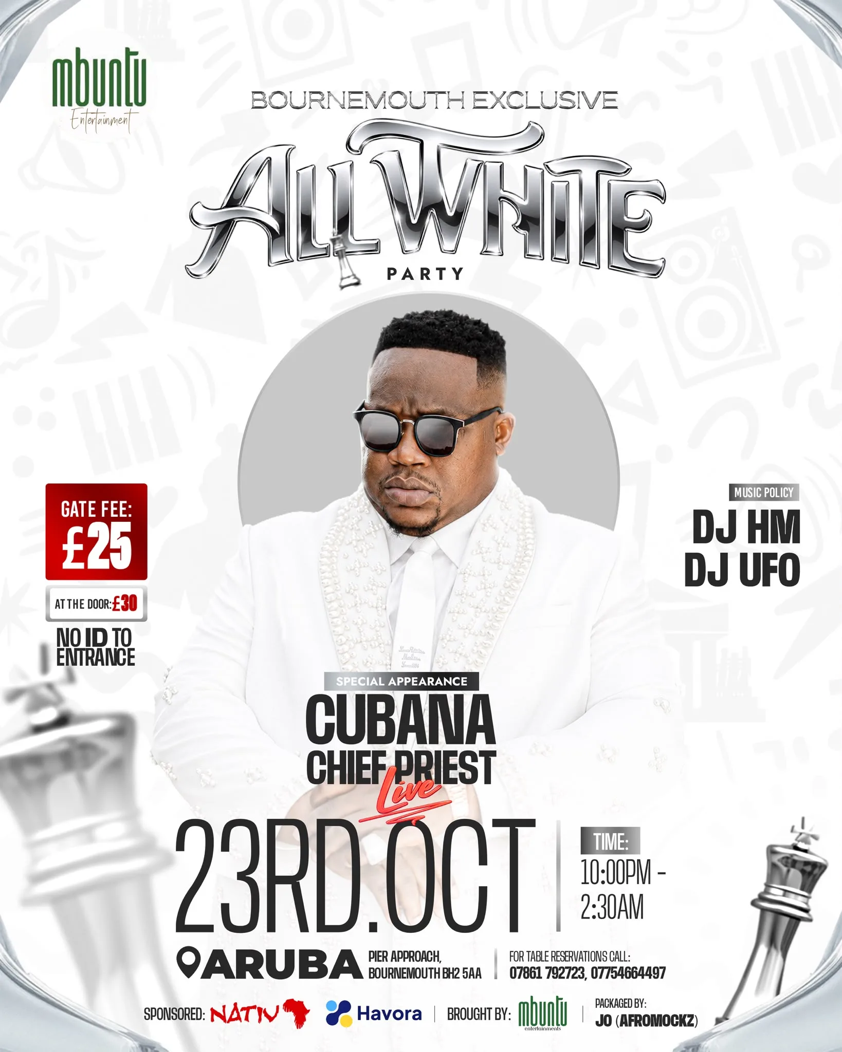 Bournemouth Exclusive ALL WHITE PARTY