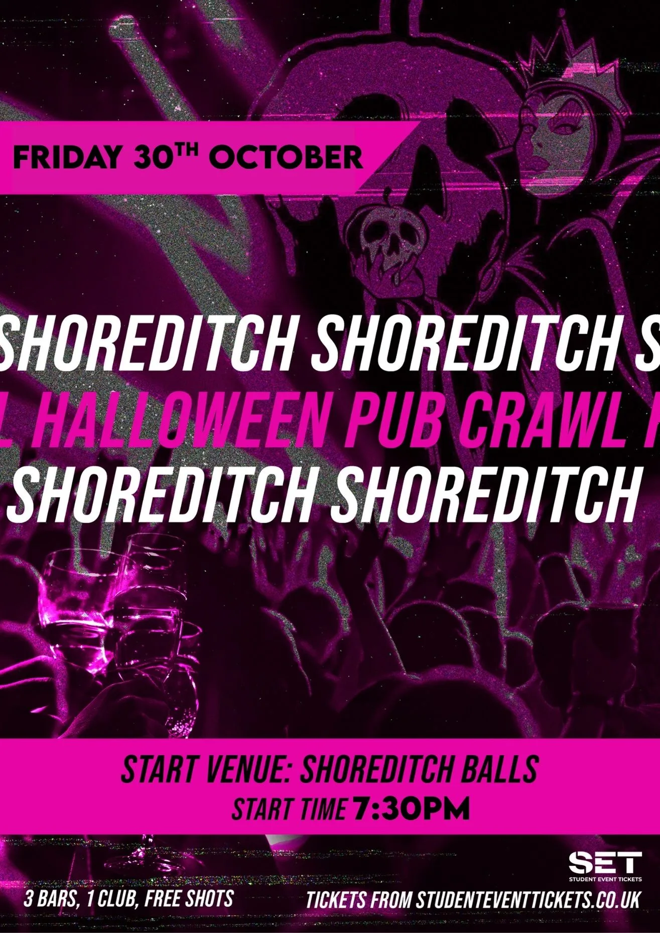 HALLOWEEN SHOREDITCH PUB CRAWL FRIDAY 30TH OCTOBER at Shoreditch Balls
