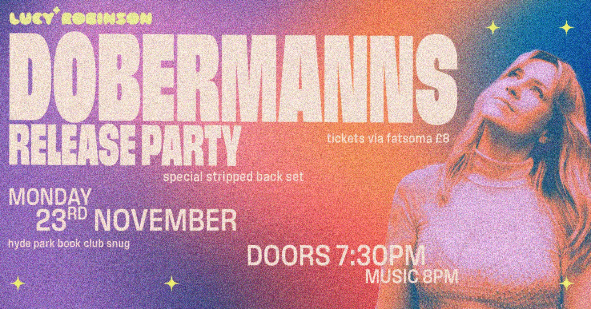 Lucy Robinson - Dobermanns Single Launch Party