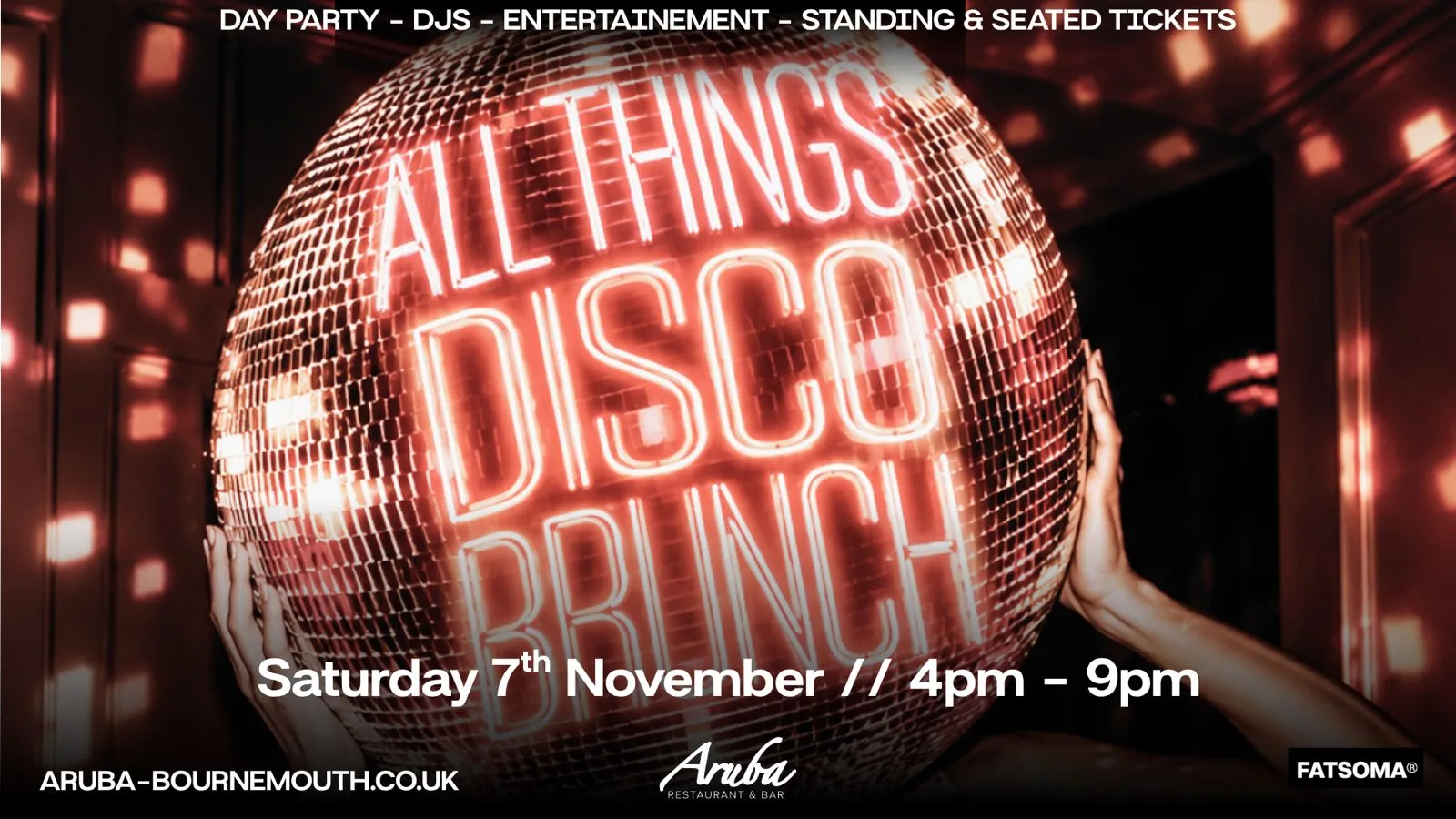 All Things Disco Bottomless Brunch at Aruba Restaurant and Bar