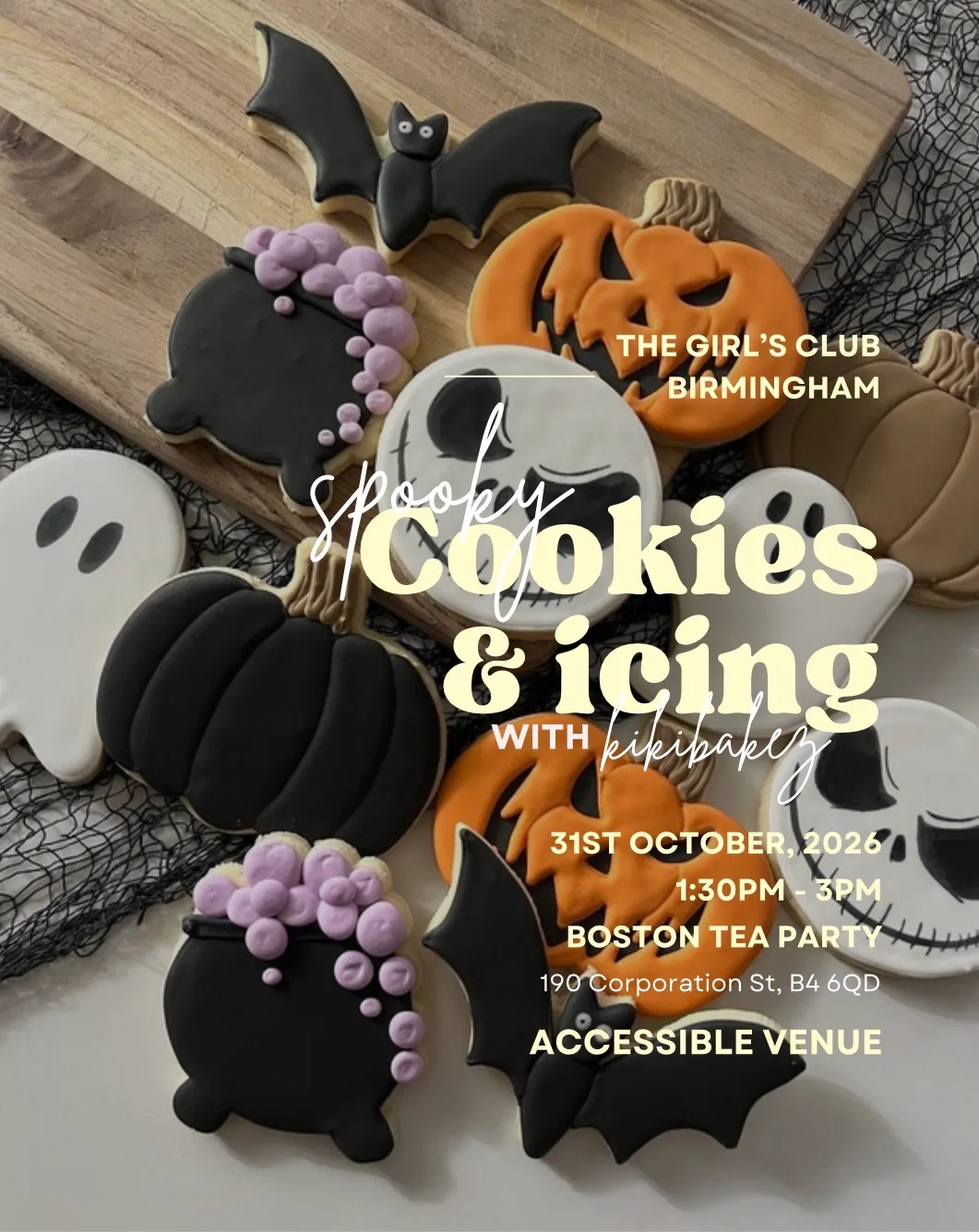 Spooky Cookies & Icing🍪 at Boston Tea Party Birmingham