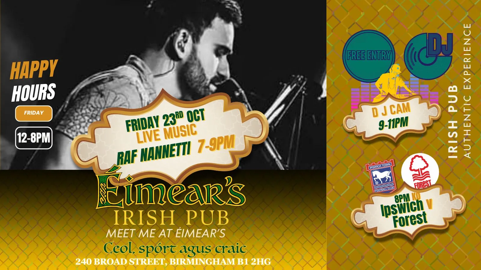 Eimear’s Presents Live Friday Nights at Éimear’s Irish Pub