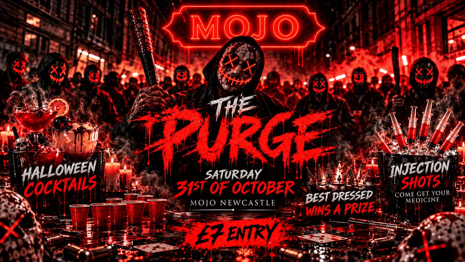 THE PURGE: HALLOWEEN NIGHT 🎃🔪 | MOJO NEWCASTLE | 31.10.26