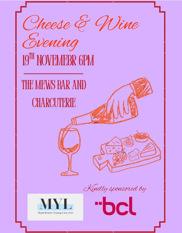 Manchester Young Lawyers Cheese & Wine Evening