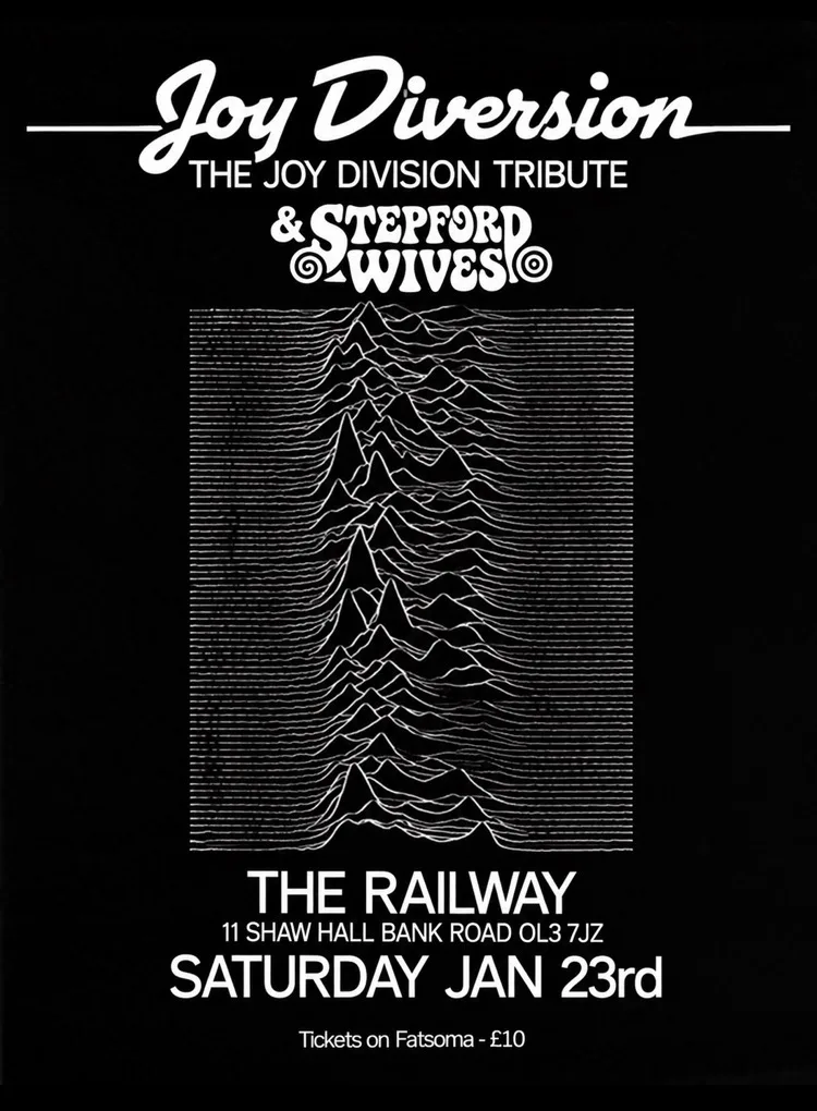 JOY DIVERSION - THE JOY DIVISION TRIBUTE | GREENFIELD, OLDHAM at The Railway Greenfield