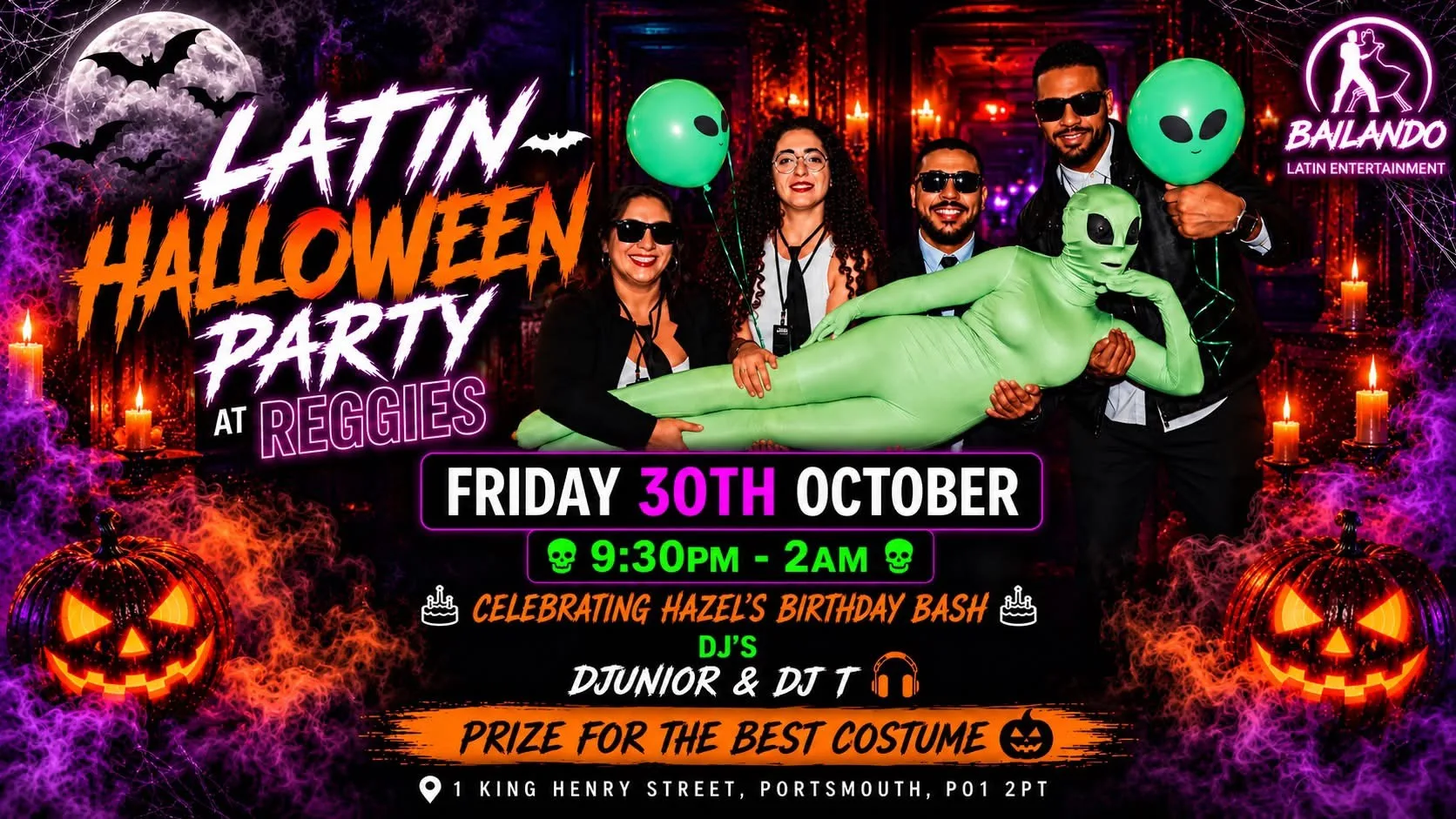 HALLOWEEN LATIN PARTY - FLASH SALE TICKETS 🧟‍♀️