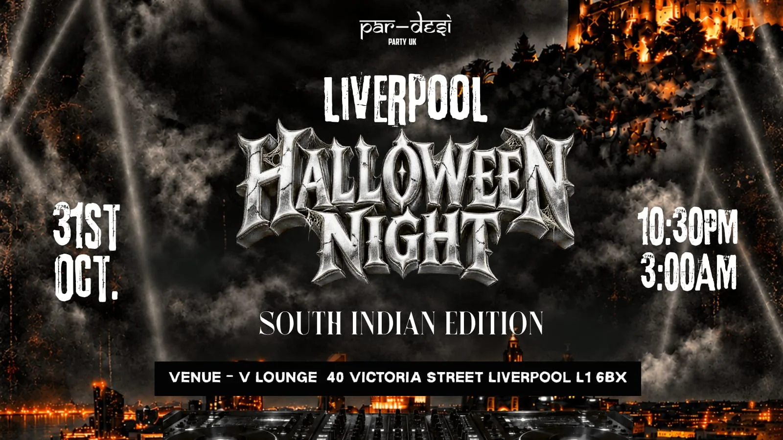 🎃👻 LIVERPOOL HALLOWEEN NIGHT - SOUTH INDIAN EDITION! 🔥🕸️