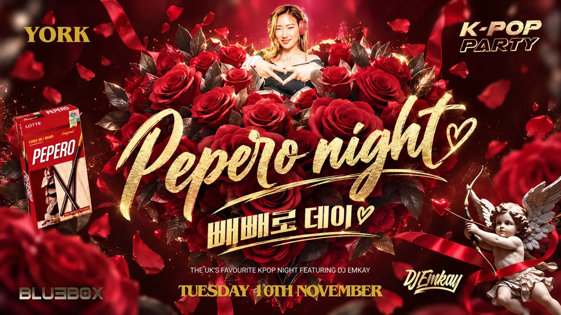 York KPOP PEPERO NIGHT with DJ EMKAY |  Tuesday 10th November