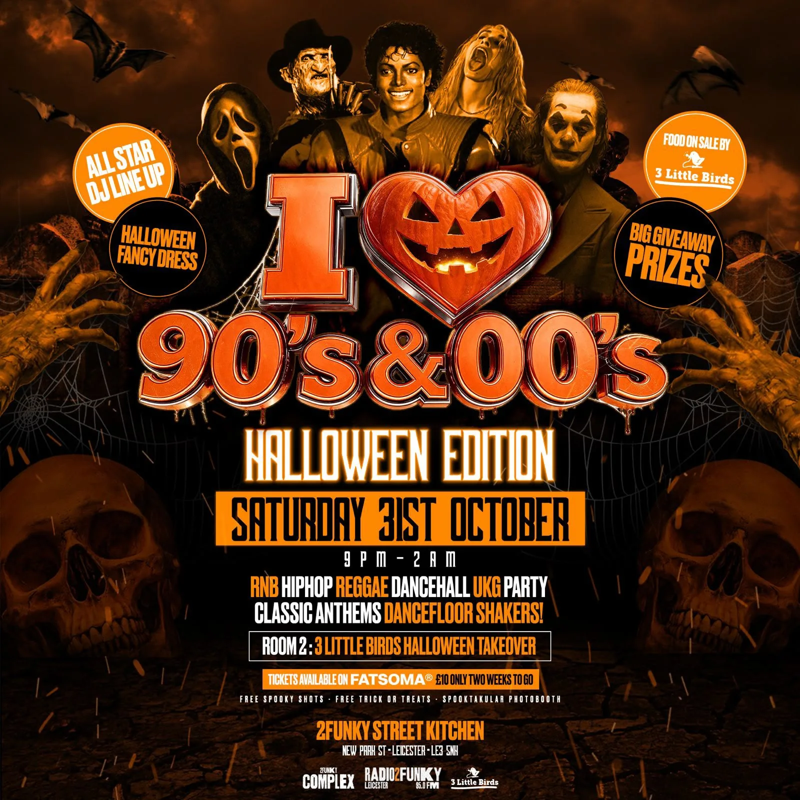 I LOVE 90s & 00s – HALLOWEEN EDITION at 2Funky Street Kitchen