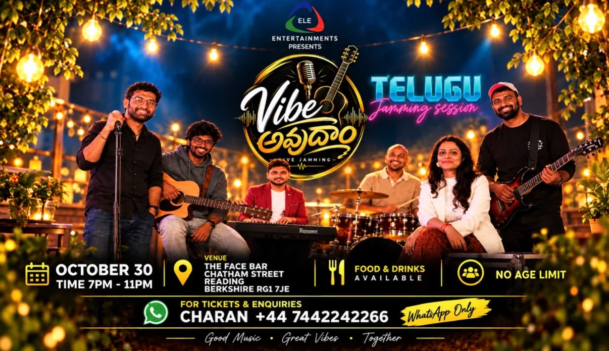VIBE AVDHAM – TELUGU LIVE JAMMING SESSION READING by ELE ENTERTAINMENTS at The Face Bar