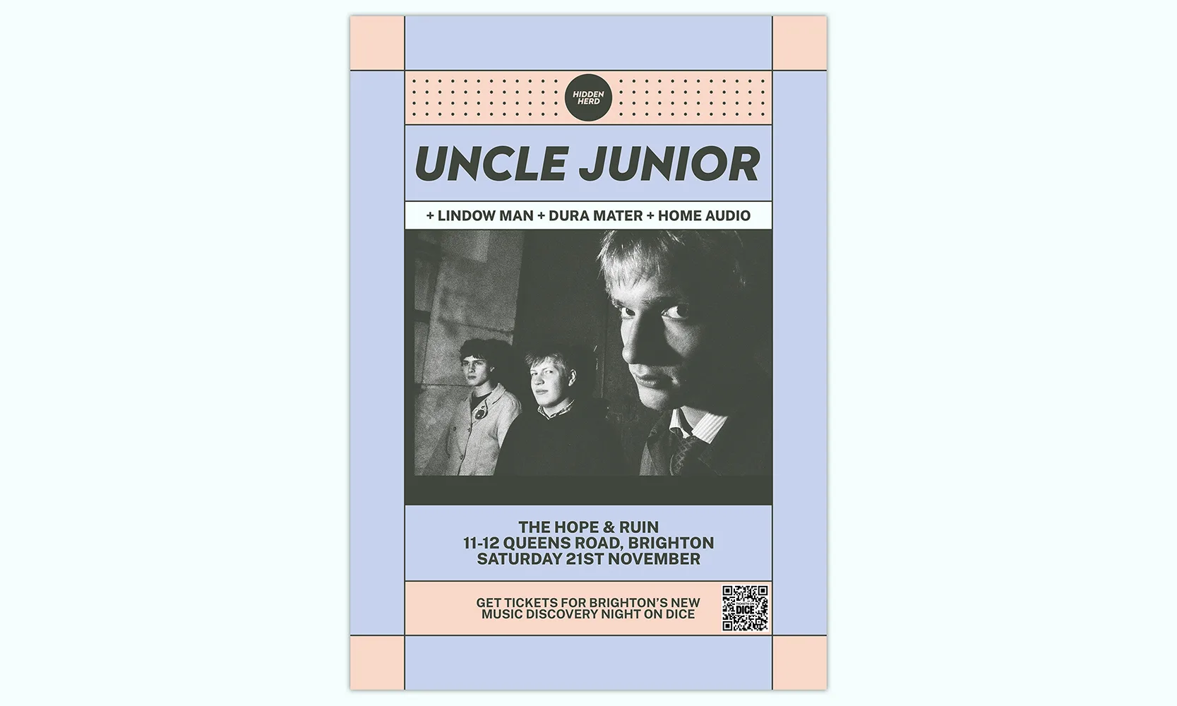 HH Presents: Uncle Junior + Lindow Man + Dura Mater + Home Audio at The Hope & Ruin