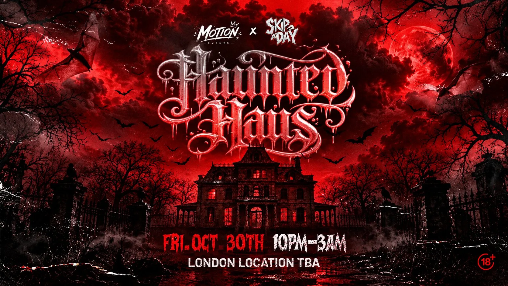 🎃 HAUNTED HAUS 👻 | Motion Events x SKIP A DAY