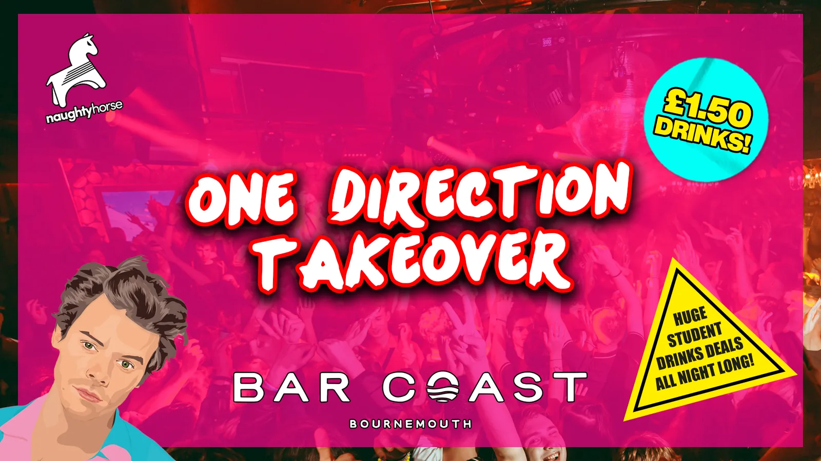 ONE DIRECTION PARTY ✨ [£1.50 DRINKS] 🚨Tickets Selling Fast🚨 at Bar Coast