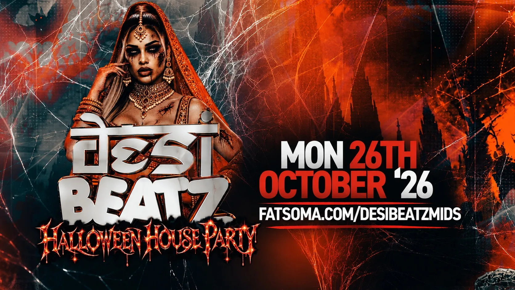 Desi Beatz : HALLOWEEN HOUSE PARTY! | FAT CAT LEICESTER