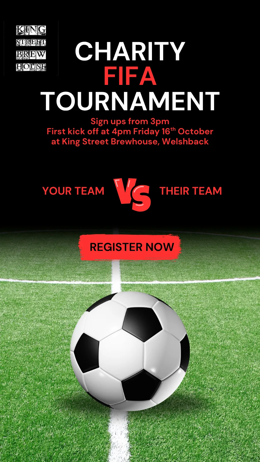 Charity Fifa Tournament at KSBH! at King Street Brew House
