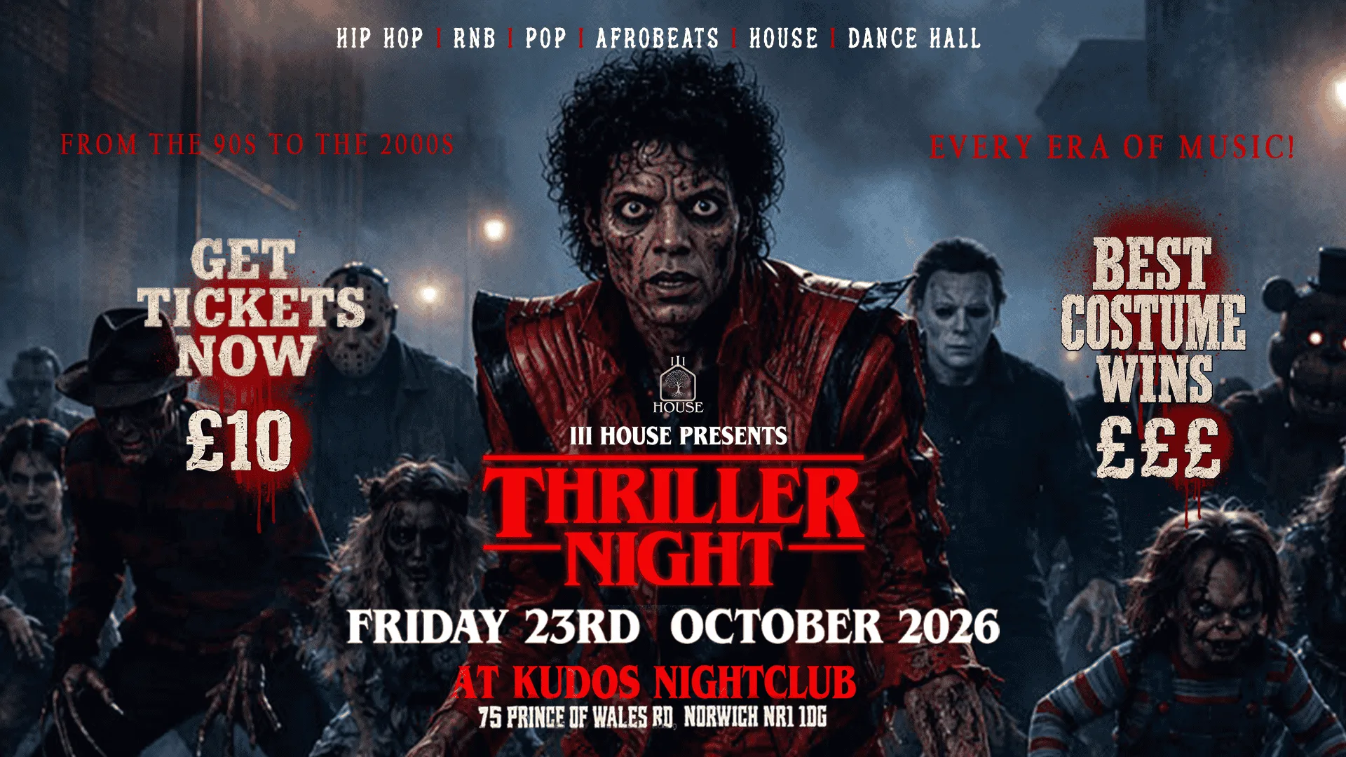 III HOUSE Presents: THRILLER NIGHT!!