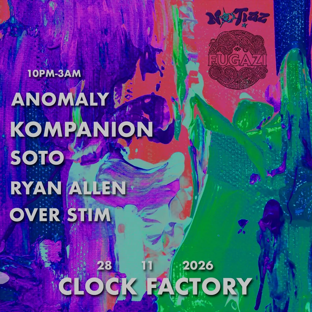 Notizz x Fugazi Phase Shift at Clock Factory