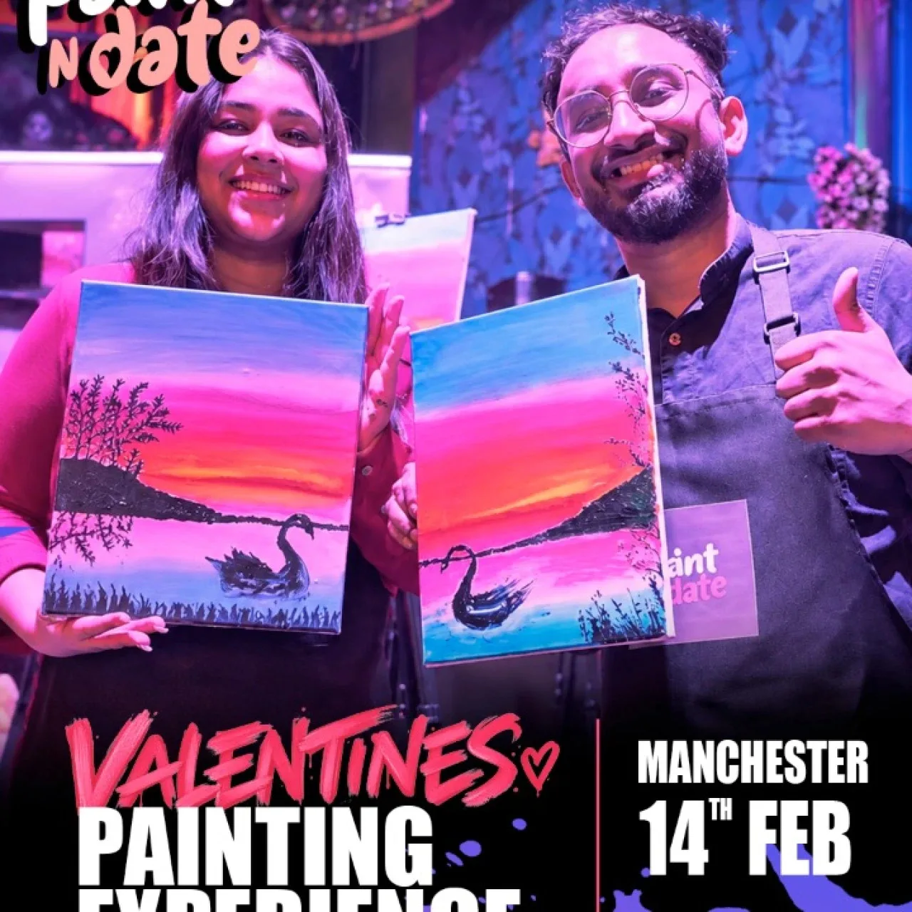Paint N Date The Valentines Experience Manchester at Impossible - Manchester