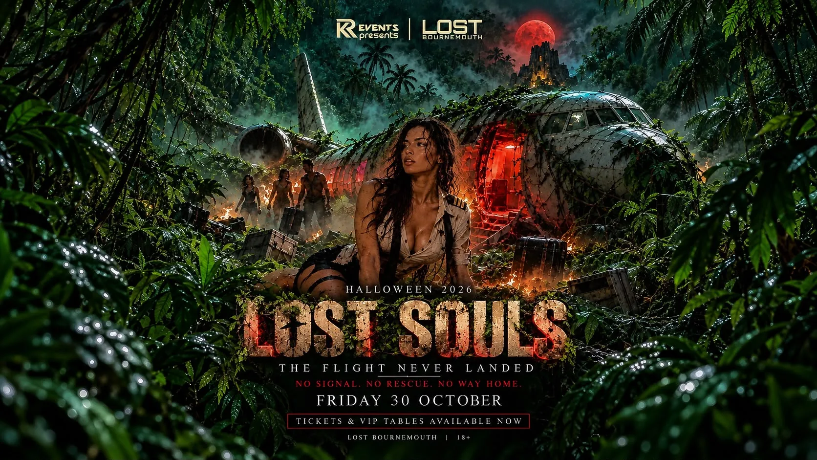 LOST SOULS: The Flight That Never Landed HALLOWEEN @ Lost Bournemouth🔥