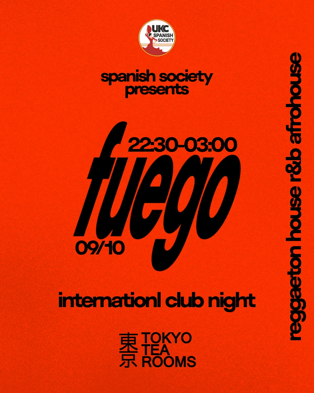 Fuego Fridays 🔥 International Icebreaker *3 £6 TICKETS LEFT* at Tokyo Tea Rooms