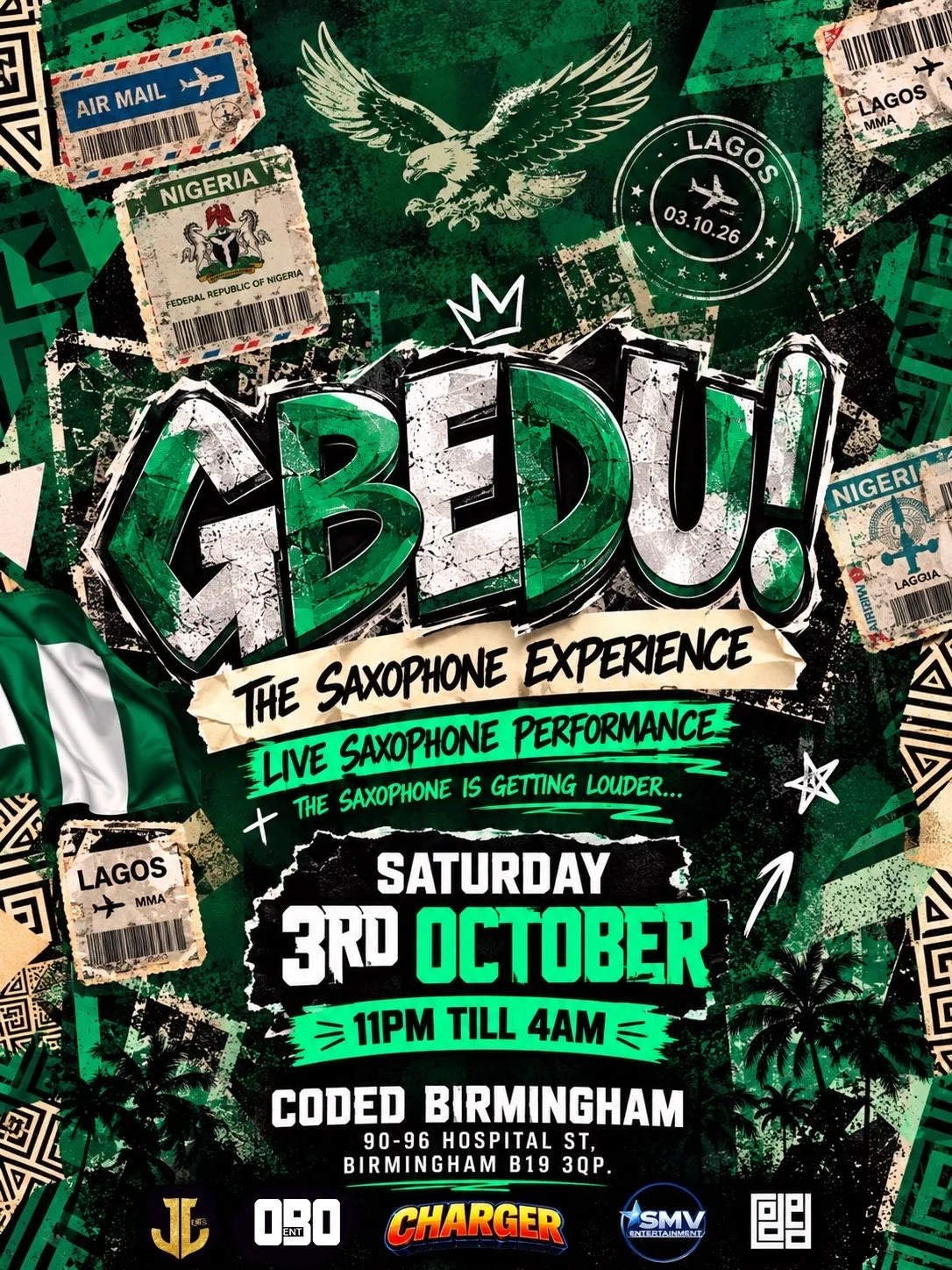 GBEDU NIGERIA NDEPENDENCE 🇳🇬🇳🇬AT CODED BIRMINGHAM at Coded Birmingham